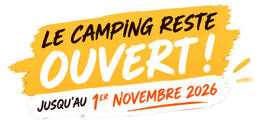 le camping reste ouvert